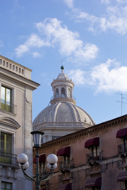 Cúpula da Igreja da Abadia de Sant &#39;Agata em Catania