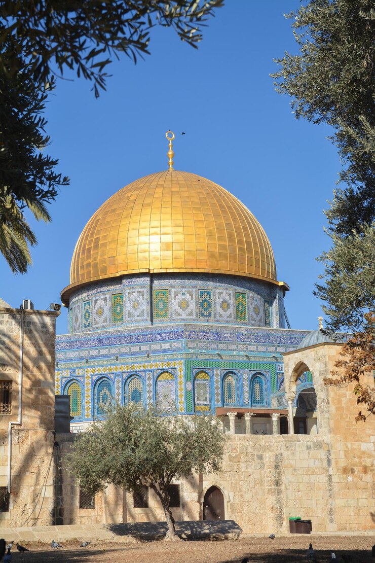 Cúpula da Mesquita da Rocha em Jerusalém