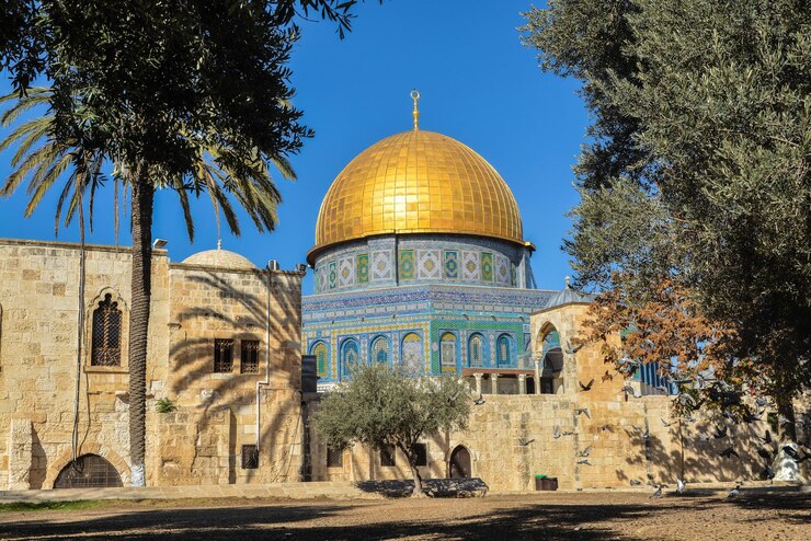 Cúpula da Mesquita da Rocha em Jerusalém