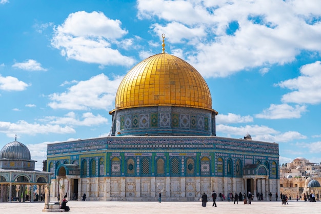 Cúpula da rocha Mesquita de Al-Aqsa, Cidade Velha de Jerusalém, Palestina