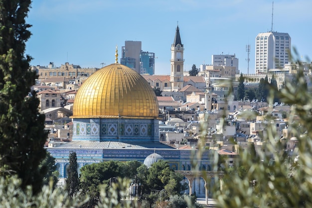 Cúpula de la Mezquita de la Roca en Jerusalén