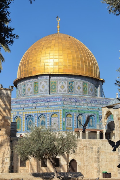 Cúpula de la Mezquita de la Roca en Jerusalén