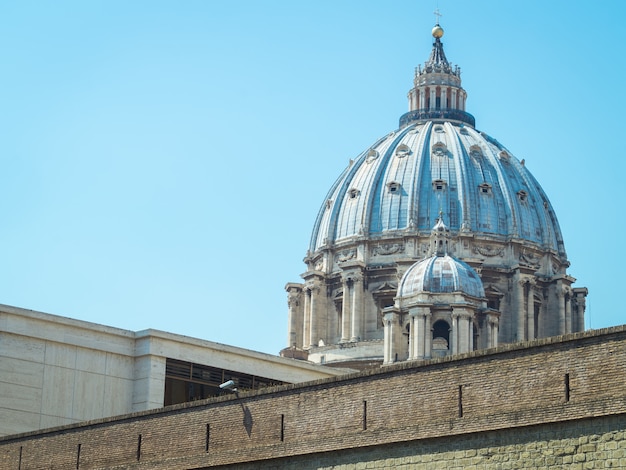 Foto cúpula de san pedro en el vaticano, roma