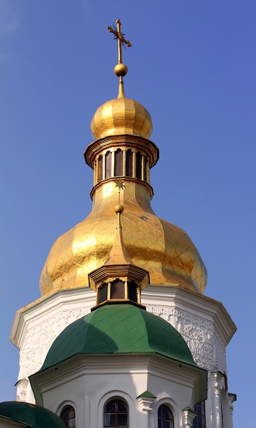 Cúpulas da Catedral de Santa Sofia em Kiev Ucrânia