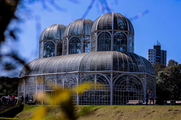 Foto curitiba, la capital del sur de brasil en una vista increíble