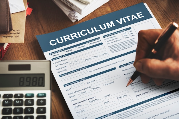 Curriculum Vitae Currículo Conceito de Candidatura a Emprego