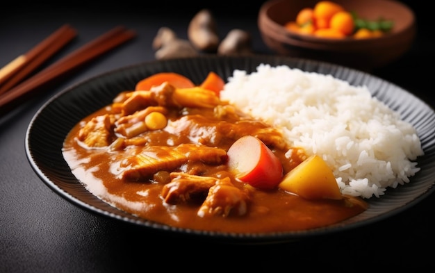 curry de arroz japonés