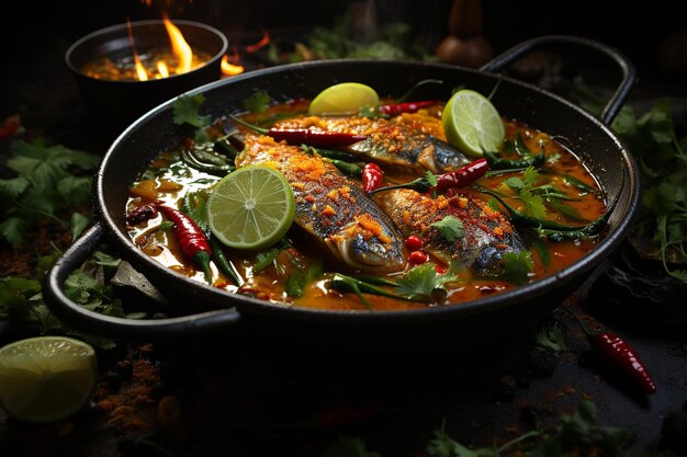 El curry de pescado es una experiencia sensorial