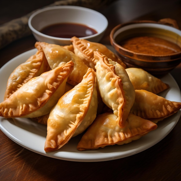 Curry puffs comida china