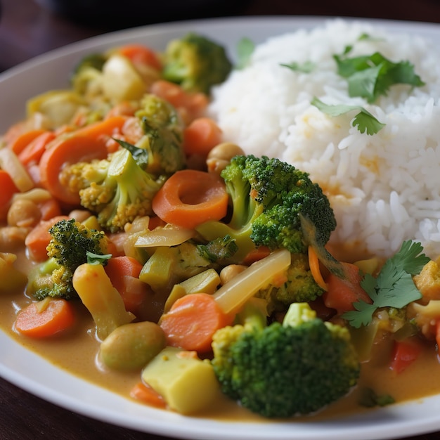 Curry de verduras