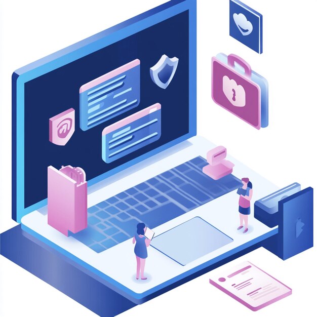 Curso de capacitación en seguridad en línea con elementos interactivos