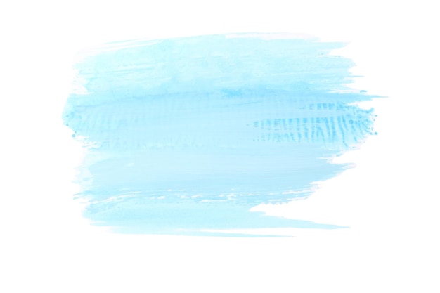 Curso PNG de tinta azul isolado em fundo branco
