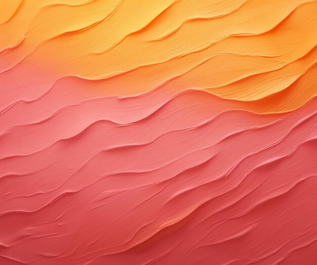 Curva cor-de-rosa e laranja textura de fundo de pintura GenerativeAI papel de parede abstrato suave