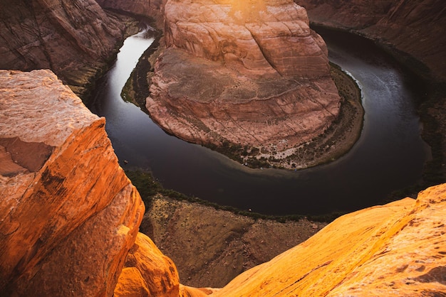 Curva de ferradura do Grand Canyon