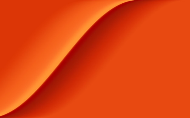 Curva laranja dinâmica, fundo abstrato gradiente vibrante