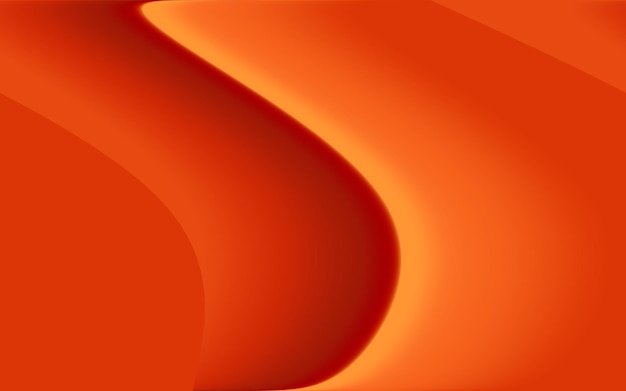 Curva laranja dinâmica, fundo abstrato gradiente vibrante