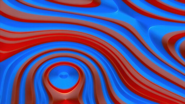 Curva ondulante telón de fondo generado por computadora d render