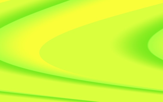 Curva verde dinâmica, fundo abstrato gradiente vibrante