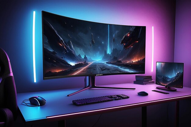 Curved Gaming Monitor präsentiert ein immersives Erlebnis