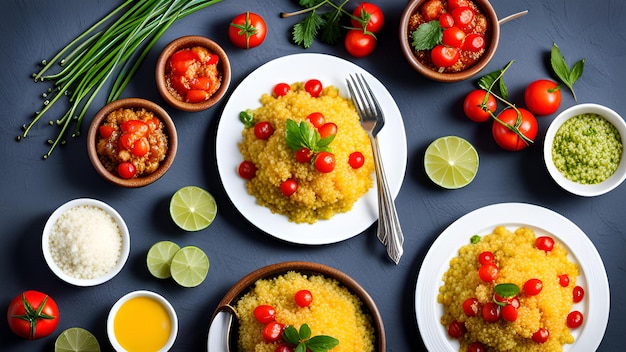 cuscús de comida brasileña