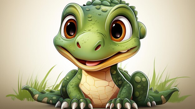 Cute Baby Alligator Stickers desenho animado de crocodilo