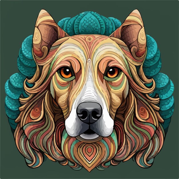 Cute dog illustration