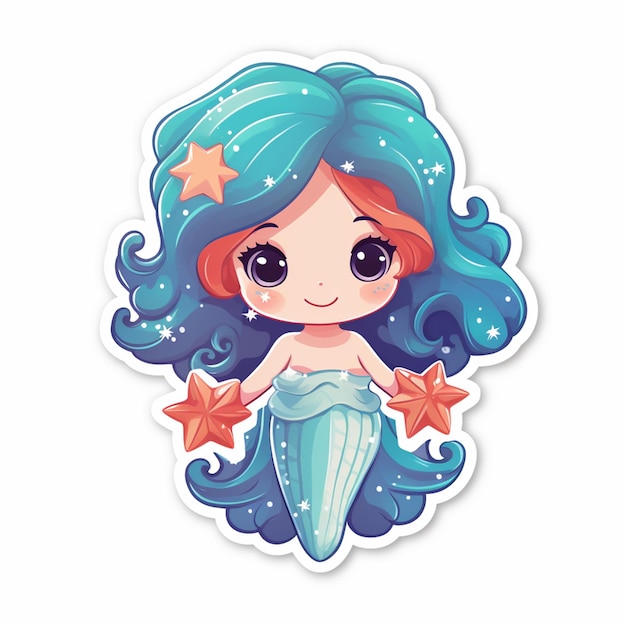 Cute Jellyfish clipart de Kawai