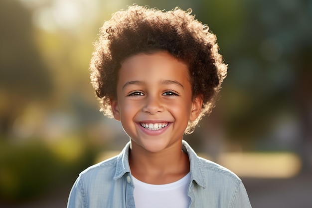 Foto cute menino de raça mista modelo de criança com dentes perfeitamente limpos rindo e sorrindo imagem de um menino tão feliz