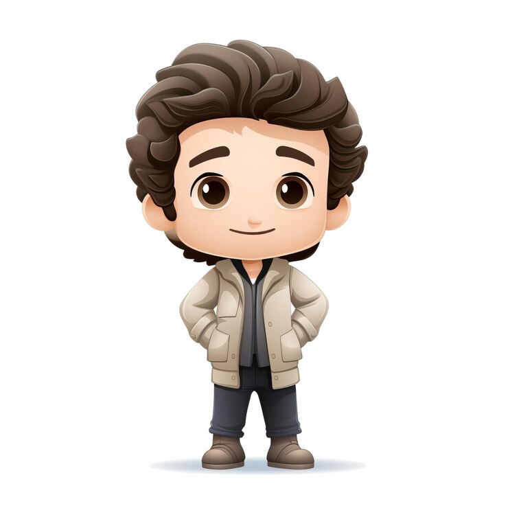 Foto cute minimalista jonathan emoji corpo inteiro em fundo branco