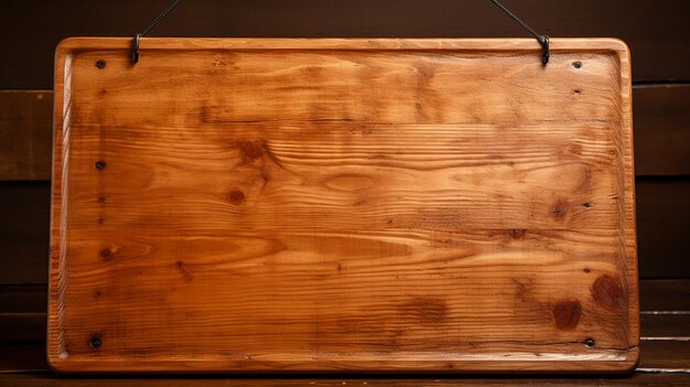 cutting_board_on_a_brown_wooden_table_top_view