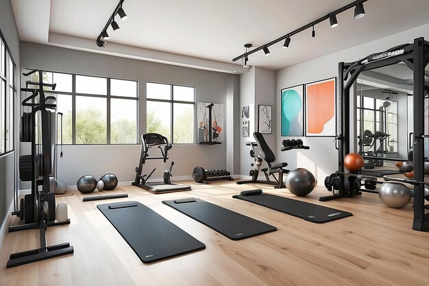 Cutting-Edge Home Gym inspiriert Ihr Training