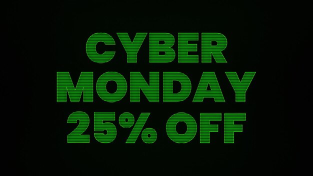 Cyber Monday 25 Prozent Rabatt