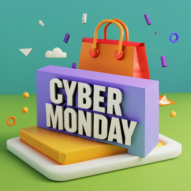 Cyber Monday-Shopping-Stil