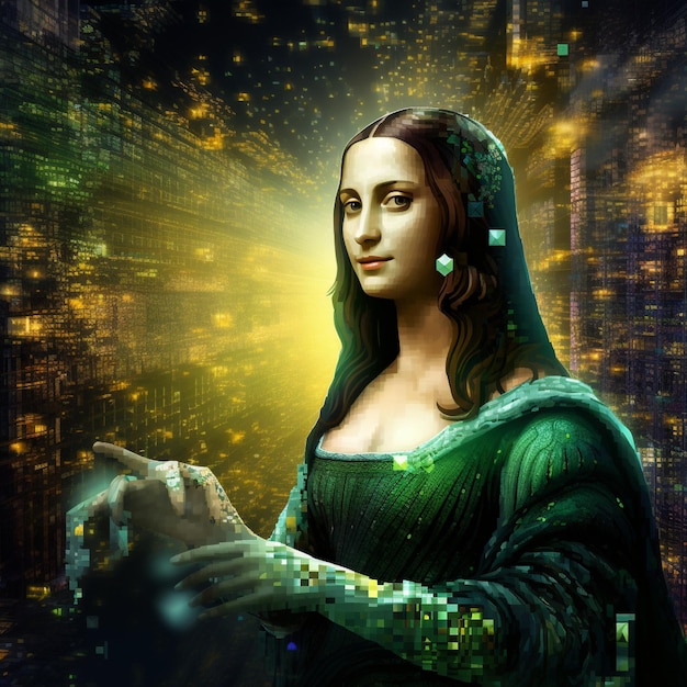 Cyber Renaissance reinventando obras-primas icônicas em um mundo digital