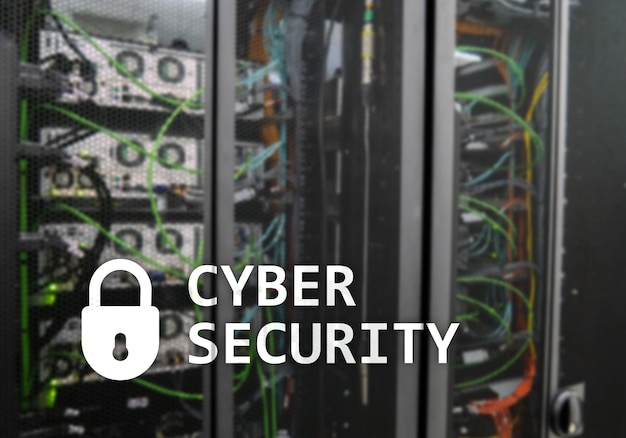Cyber-Sicherheit Datenschutz Informationen Datenschutz Internet- und Technologiekonzept