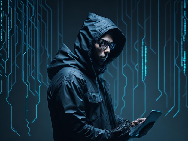 Cyber-Sicherheits-Hacker