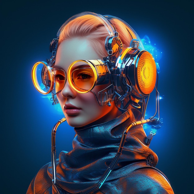 CyberGoddess Uma Odisseia Digital através da Feminilidade Futurista por Svetlana Tigai