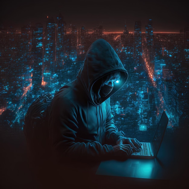 Cyberkriminelle Codierung für Finanzbetrug oder generative Spam-KI