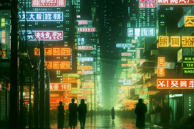 Cyberpunk Tokyo dá uma olhada no futuro da IA generativa das ruas da cidade