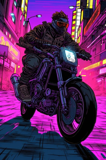 Cyberpunk vehículo en movimiento fondo de pantalla de alta velocidad