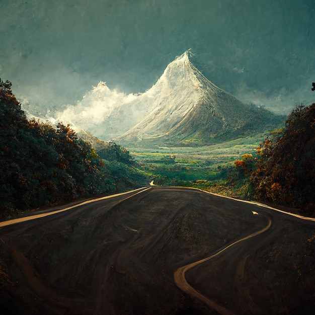da estrada da montanha