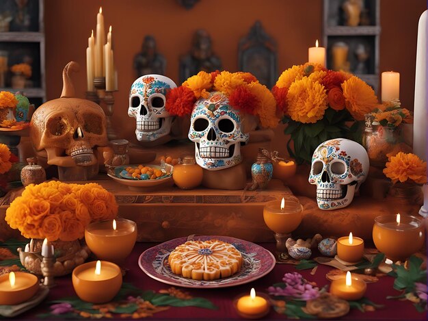 Los Da de Muertos honran a los espíritus de los antepasados con coloridas tradiciones y vibrantes celebraciones