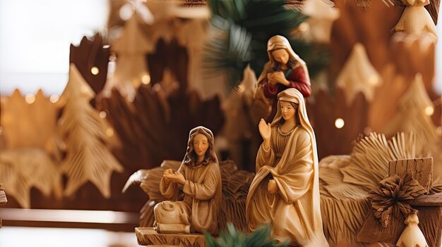 Foto da natividade papai noel