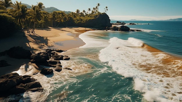 da praia do verão