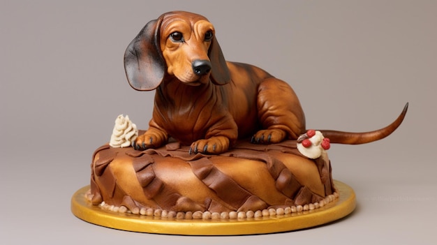 Dachshund-Hundkuchen-Tier