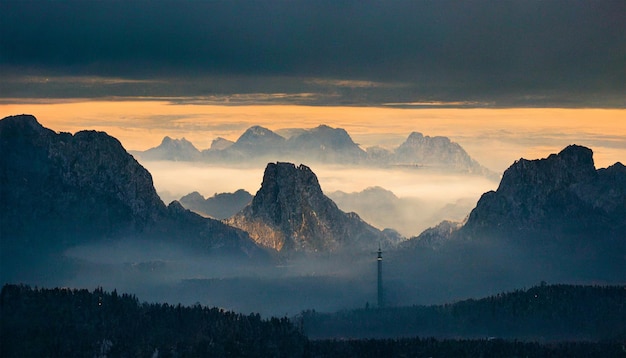 Dachstein papel de parede hd