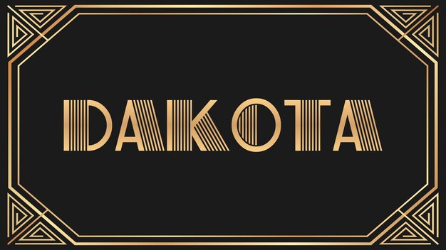 Dakota Jazz Gold Text (in englischer Sprache)