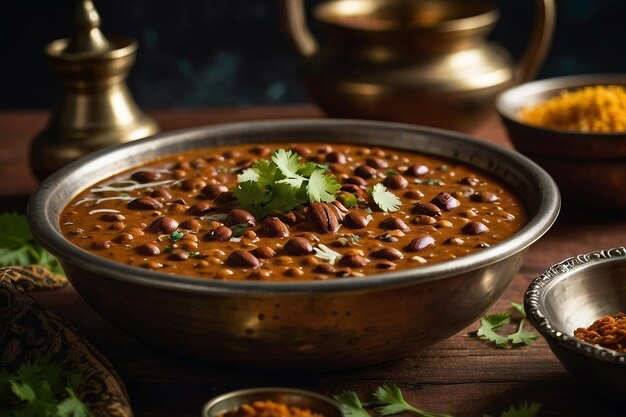 Dal Makhani clássico indiano Comfort Food