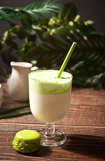 Dalgona Matcha Grüntee Latte