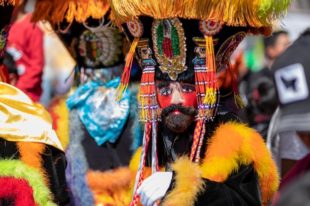 Dança dos chinelos no carnaval do estado do México cultura mexicana